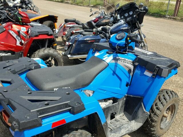 4XASEA501HA642359 - 2017 POLARIS SPORTSMAN BLUE photo 5