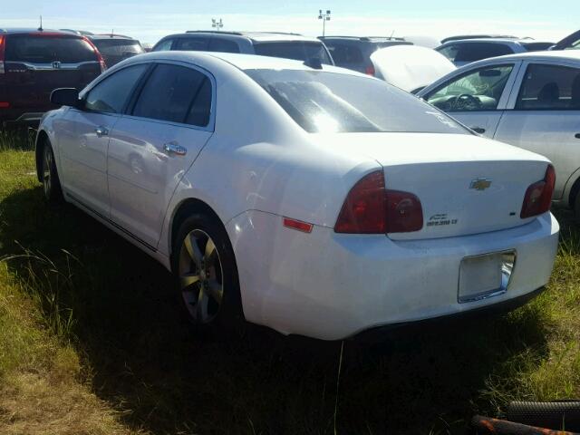 1G1ZC5EU9CF155597 - 2012 CHEVROLET MALIBU WHITE photo 3