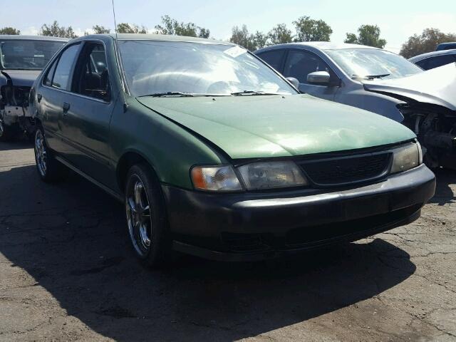 1N4AB41D3WC708442 - 1998 NISSAN SENTRA E GREEN photo 1