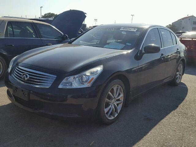 JNKCV61E79M305205 - 2009 INFINITI G37 BASE BLACK photo 2