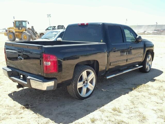 3GCRCSE01AG234261 - 2010 CHEVROLET SILVERADO BLACK photo 4