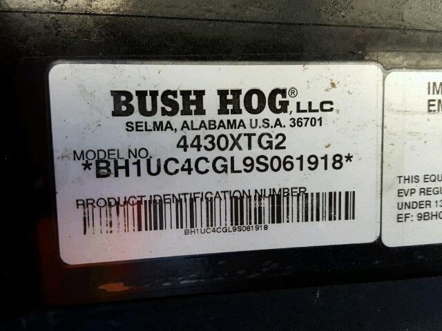 BH1UC4CGL9S061918 - 2009 BUSH HOG GREEN photo 10