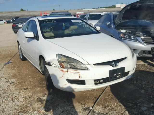 1HGCM81643A031772 - 2003 HONDA ACCORD EX WHITE photo 1