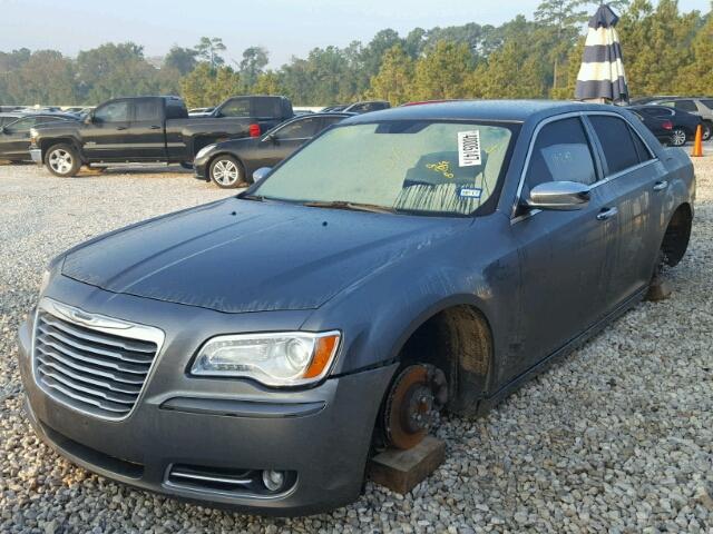 2C3CCACG4CH199738 - 2012 CHRYSLER 300 GRAY photo 2