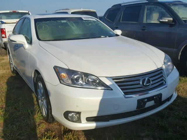 JTHBK1EG2A2344352 - 2010 LEXUS ES WHITE photo 1