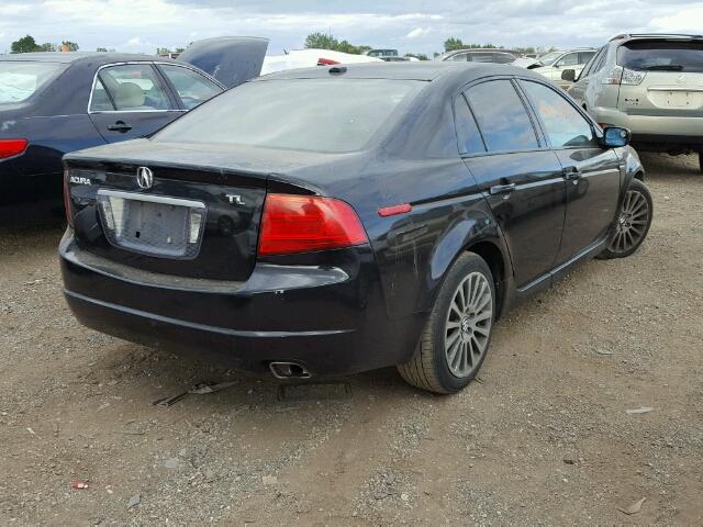 19UUA66295A072893 - 2005 ACURA TL BLACK photo 4