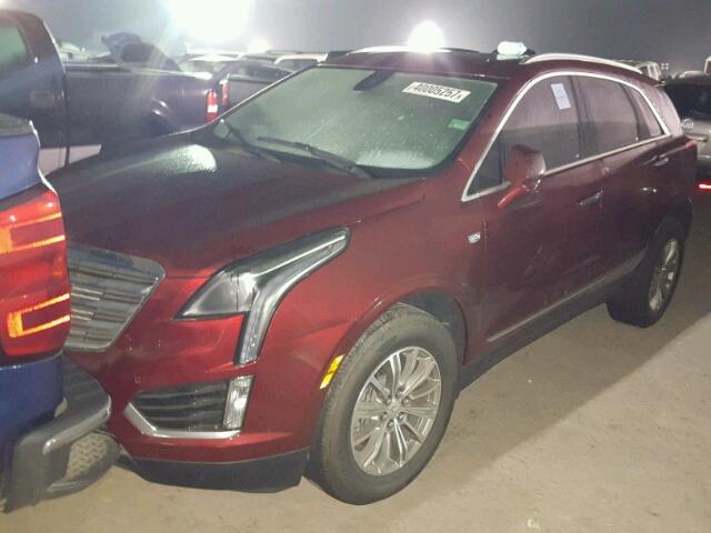 1GYKNBRS7HZ323344 - 2017 CADILLAC XT5 RED photo 2