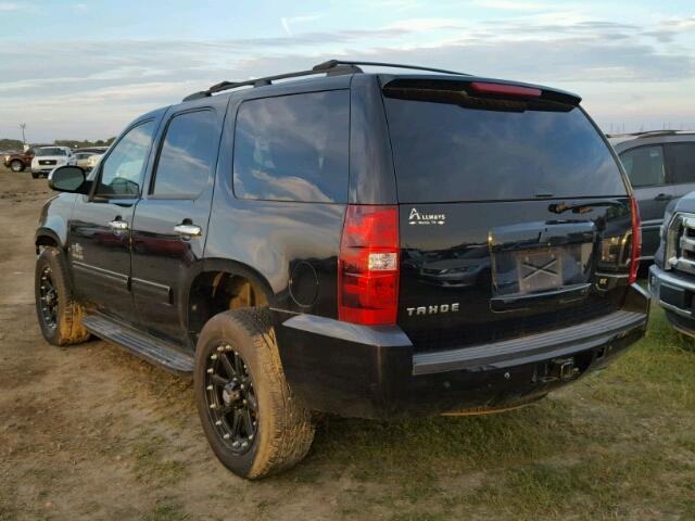 1GNSCAE0XDR354759 - 2013 CHEVROLET TAHOE BLACK photo 3