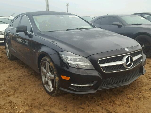 WDDLJ7DB2CA057397 - 2012 MERCEDES-BENZ CLS BLACK photo 1