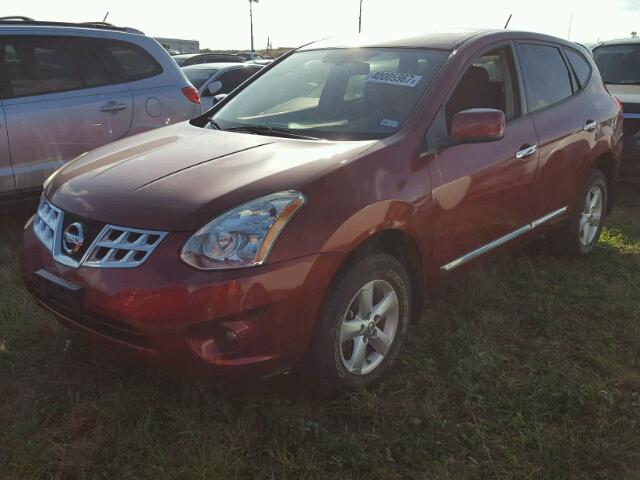 JN8AS5MT5DW520069 - 2013 NISSAN ROGUE RED photo 2