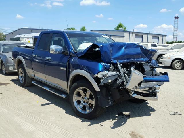 1D7RV1GT4AS255910 - 2010 DODGE RAM 1500 BLUE photo 1