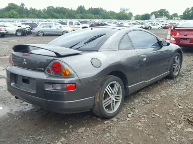 4A3AC74H55E006937 - 2005 MITSUBISHI ECLIPSE GT GRAY photo 4