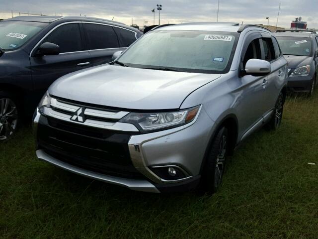 JA4AD3A35GZ000661 - 2016 MITSUBISHI OUTLANDER GRAY photo 2