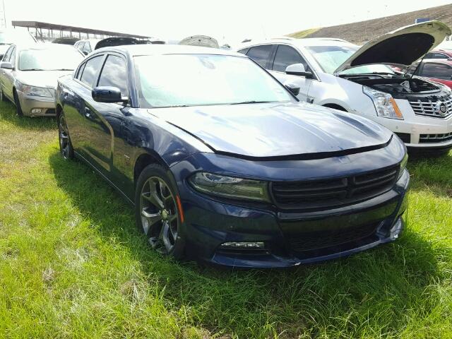 2C3CDXCT9FH895965 - 2015 DODGE CHARGER R/ BLUE photo 1