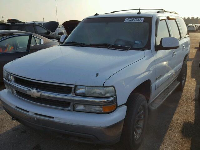 1GNEK13Z63R259017 - 2003 CHEVROLET TAHOE WHITE photo 2