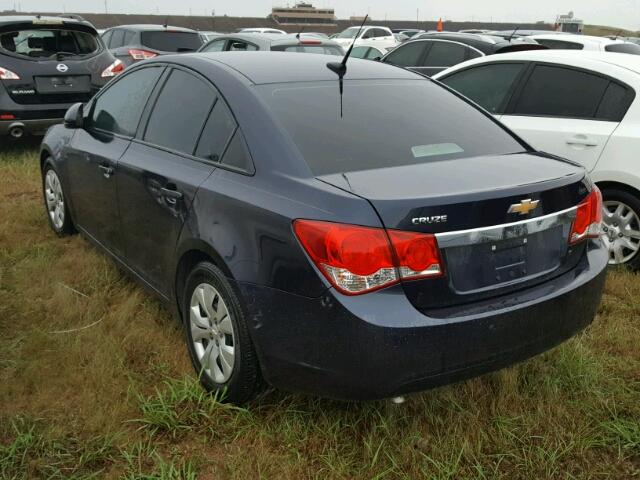 1G1PA5SHXE7456509 - 2014 CHEVROLET CRUZE GRAY photo 3