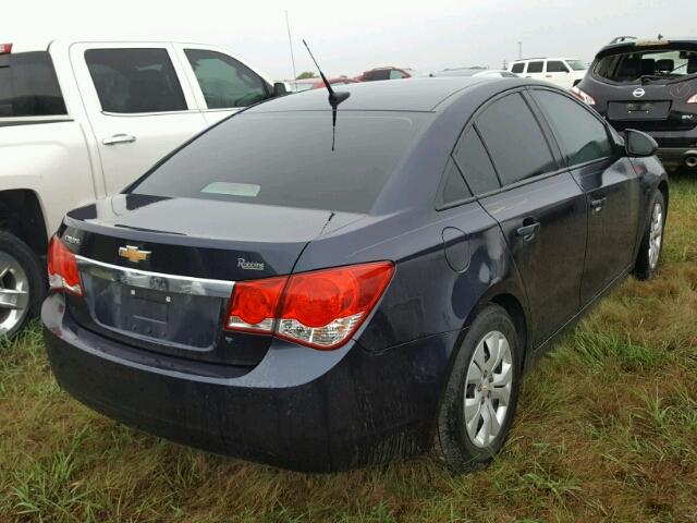 1G1PA5SHXE7456509 - 2014 CHEVROLET CRUZE GRAY photo 4