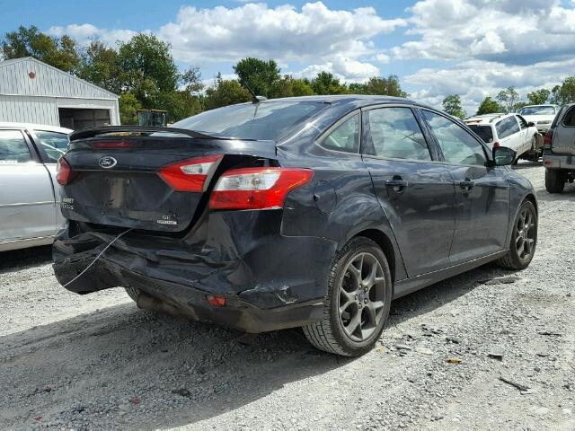 1FADP3F20DL162793 - 2013 FORD FOCUS SE BLACK photo 4