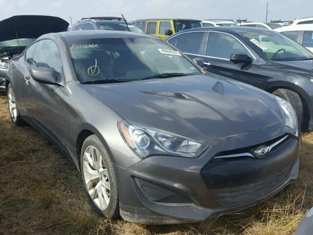 KMHHT6KDXDU091897 - 2013 HYUNDAI GENESIS CO GRAY photo 1