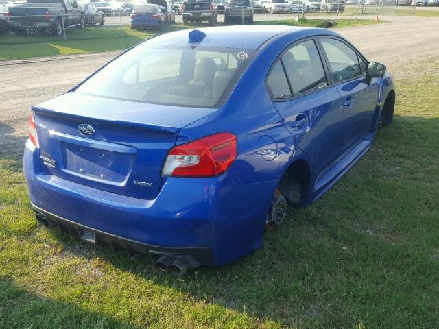 JF1VA1L63G9819024 - 2016 SUBARU WRX LIMITE BLUE photo 4