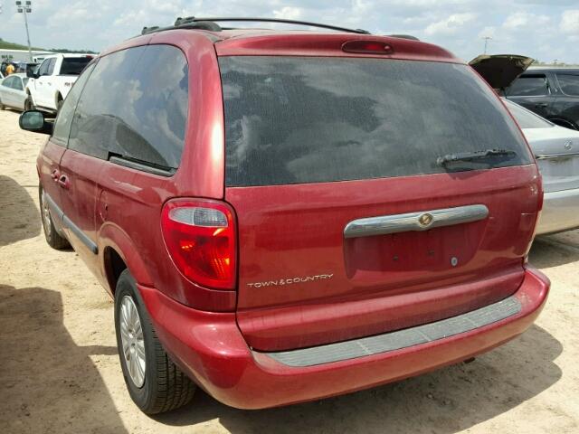 1A4GJ45R57B198688 - 2007 CHRYSLER TOWN & COU 栗色 照片 3