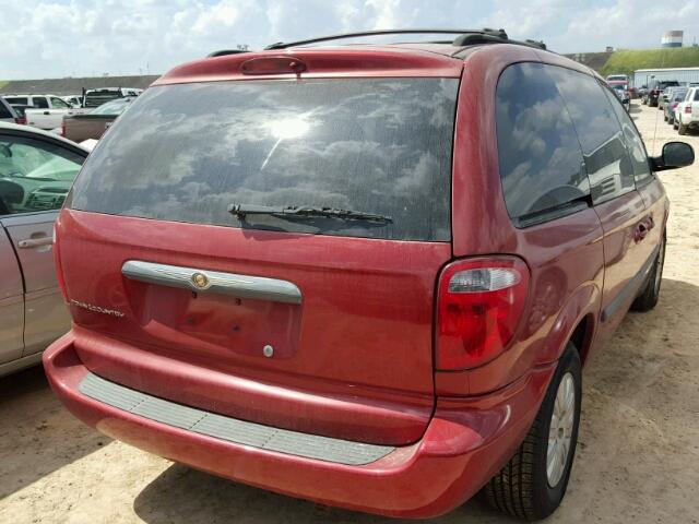 1A4GJ45R57B198688 - 2007 CHRYSLER TOWN & COU 栗色 照片 4