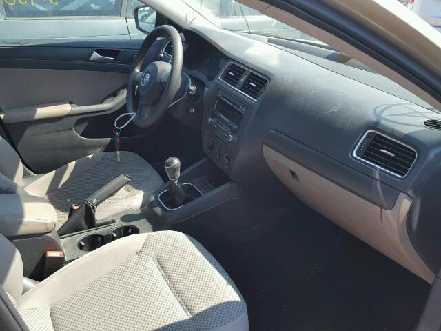 3VW1K7AJ6DM308157 - 2013 VOLKSWAGEN JETTA BASE Թուխ լուսանկար 5