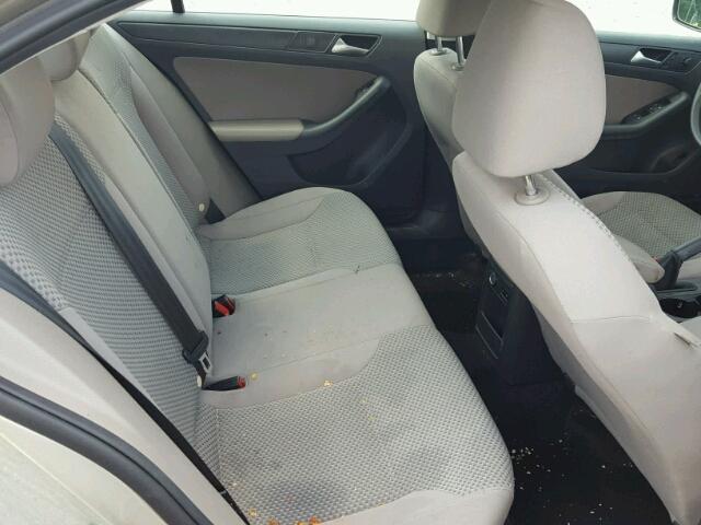 3VW1K7AJ6DM308157 - 2013 VOLKSWAGEN JETTA BASE Թուխ լուսանկար 6
