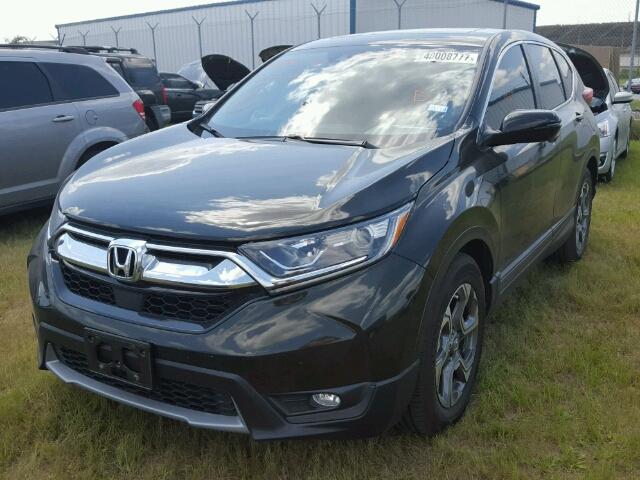 5J6RW1H89HL002436 - 2017 HONDA CR-V BLACK photo 2