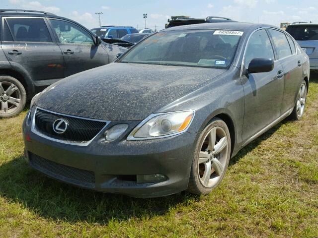 JTHBE96S070012892 - 2007 LEXUS GS 350 CHARCOAL photo 2