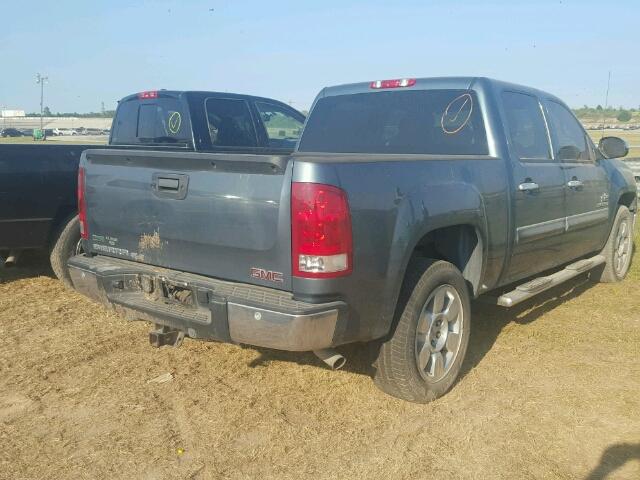 3GTP1VE06BG129392 - 2011 GMC SIERRA BLUE photo 4