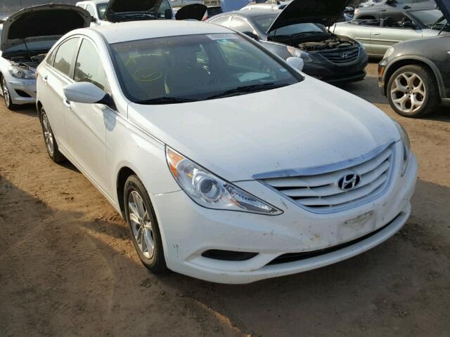 5NPEB4ACXCH498733 - 2012 HYUNDAI SONATA WHITE photo 1