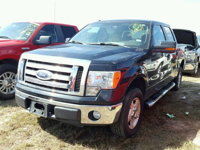 1FTEW1C87AFB62590 - 2010 FORD F150 BLACK photo 2