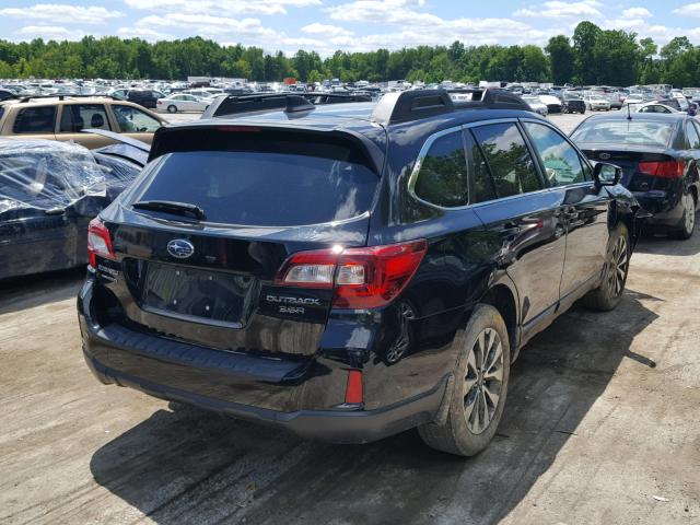 4S4BSEKC0H3222423 - 2017 SUBARU OUTBACK 3. BLACK photo 4