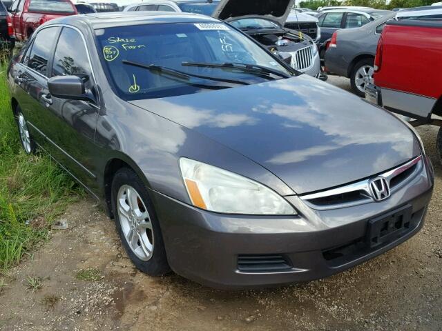 1HGCM56777A015085 - 2007 HONDA ACCORD EX 灰色 照片 1
