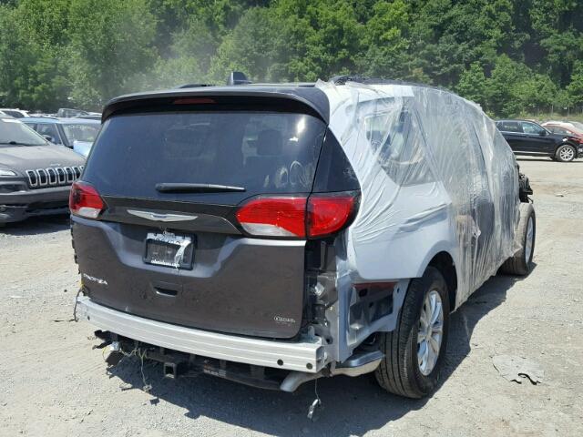 2C4RC1EG0JR130247 - 2018 CHRYSLER PACIFICA T GRAY photo 4
