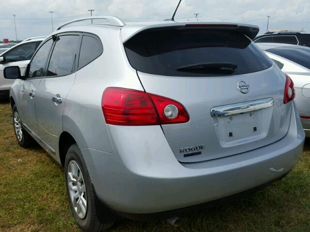 JN8AS5MT4EW617622 - 2014 NISSAN ROGUE SELE SILVER photo 3