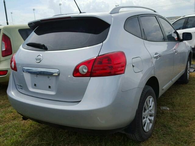 JN8AS5MT4EW617622 - 2014 NISSAN ROGUE SELE SILVER photo 4