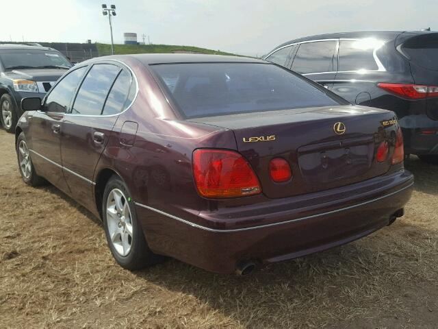 JT8BD69S710149719 - 2001 LEXUS GS PURPLE photo 3