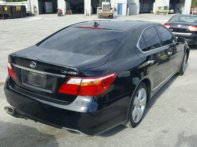 JTHBL5EF6B5104331 - 2011 LEXUS LS 460 BLACK photo 4