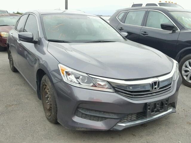 1HGCR2F3XGA045291 - 2016 HONDA ACCORD LX BLACK photo 1