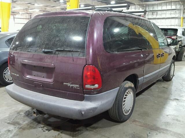 2C4GJ44G8YR761113 - 2000 CHRYSLER GRAND VOYA Bənövşəyi foto 4