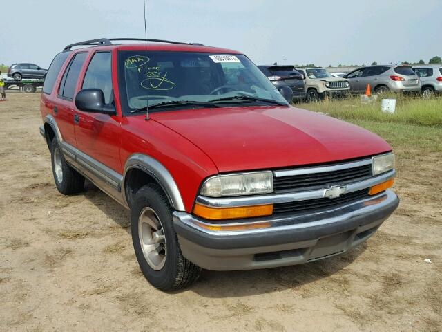 1GNCS13W6W2181848 - 1998 CHEVROLET BLAZER RED photo 1