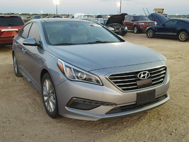 5NPE34AF5FH038259 - 2015 HYUNDAI SONATA SILVER photo 1