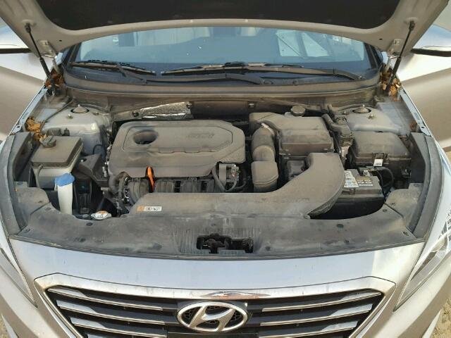 5NPE34AF5FH038259 - 2015 HYUNDAI SONATA SILVER photo 7