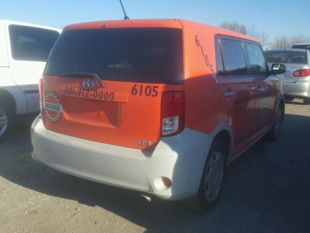 JTLZE4FE9B1139368 - 2011 TOYOTA SCION XB Orange Foto 4