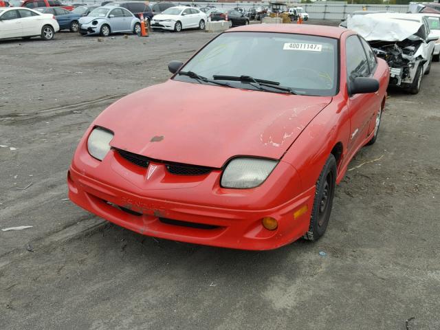 1G2JB124XY7258070 - 2000 PONTIAC SUNFIRE SE RED photo 2