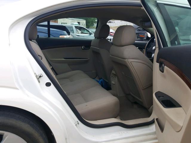 1G8ZS57B18F228985 - 2008 SATURN AURA XE WHITE photo 6