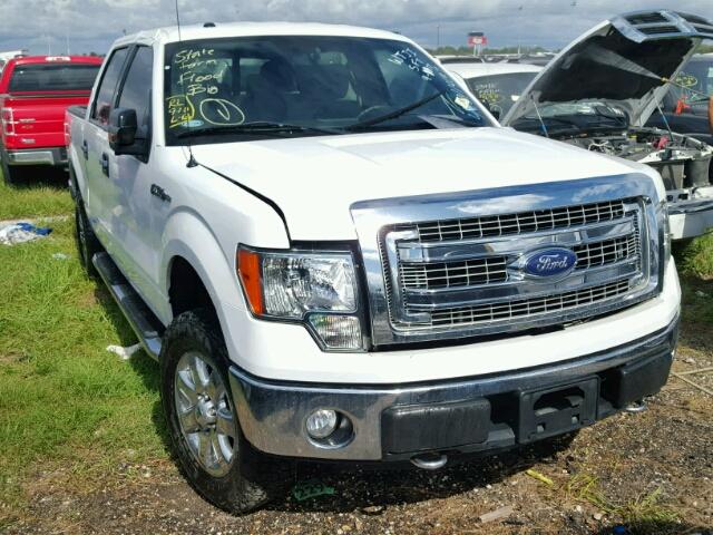 1FTFW1EF8EKE06826 - 2014 FORD F150 SUPER WHITE photo 1