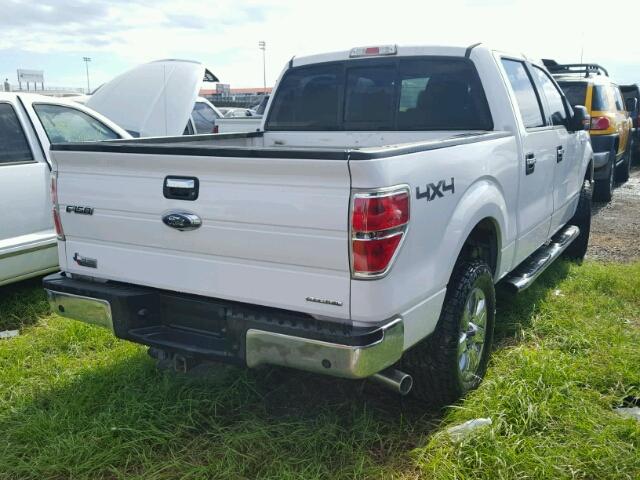 1FTFW1EF8EKE06826 - 2014 FORD F150 SUPER WHITE photo 4